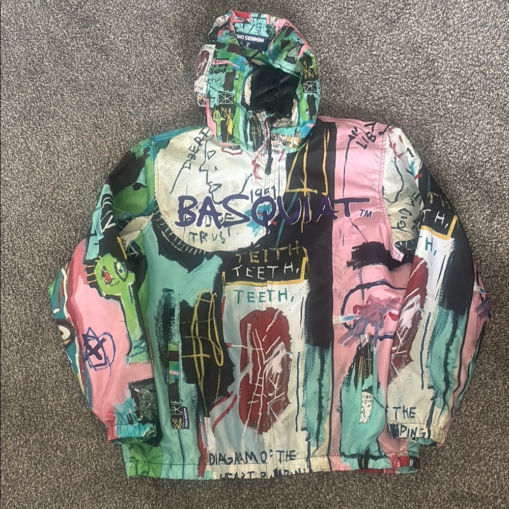 Basquiat Multicolor Graphic Hoodie